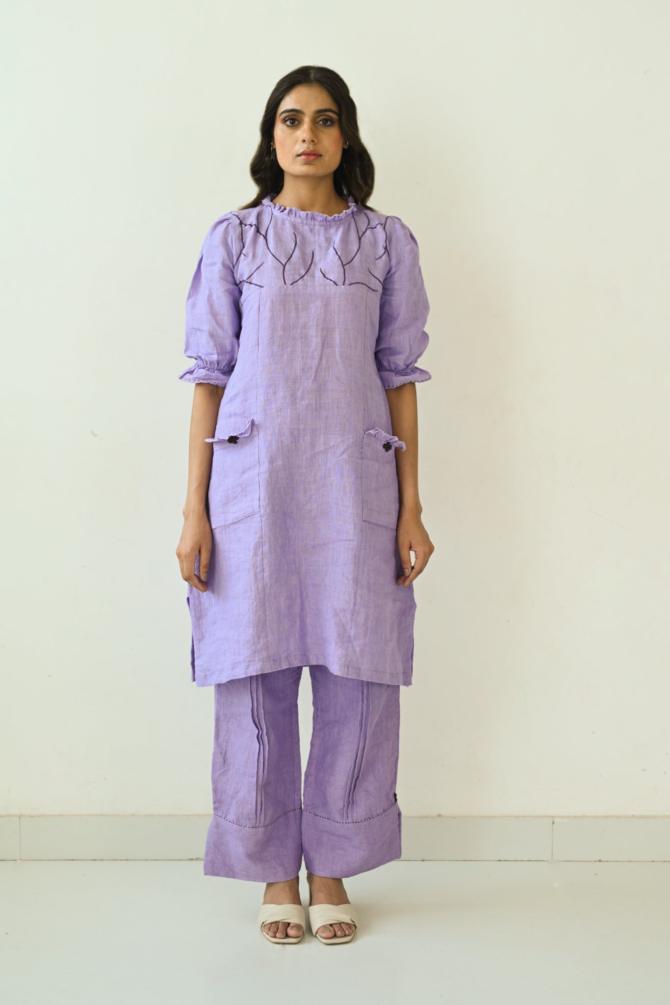 Lilac Linen Co-Ord Set