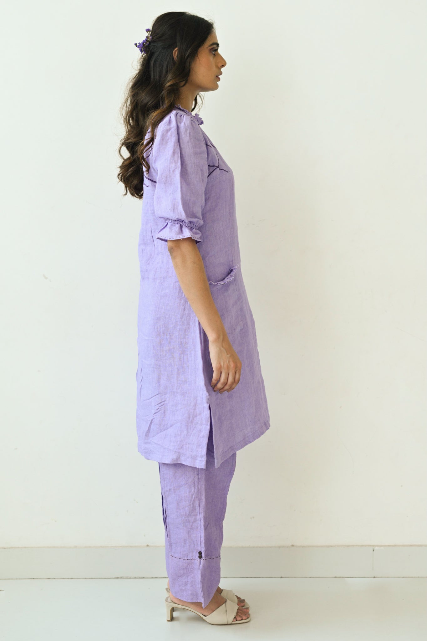 Lilac Linen Co-Ord Set
