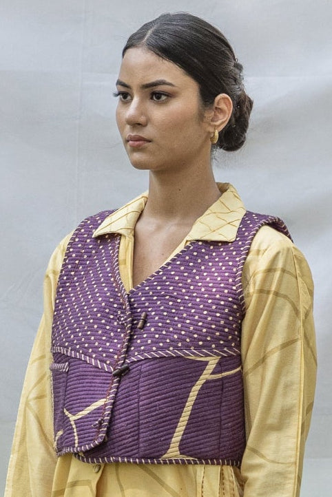 polka dot reversible jacket
