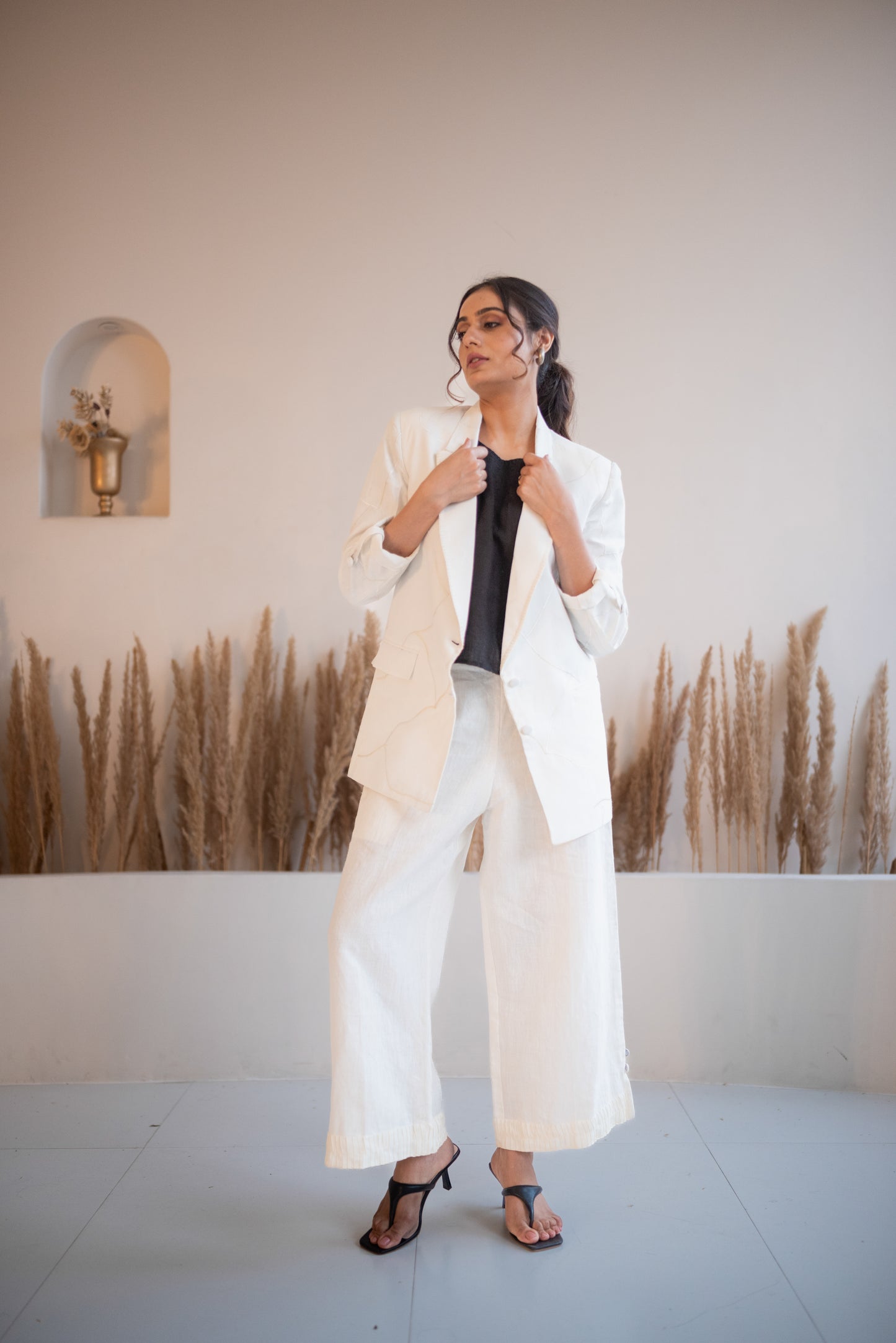 Machine and Hand Embroidered Blazer