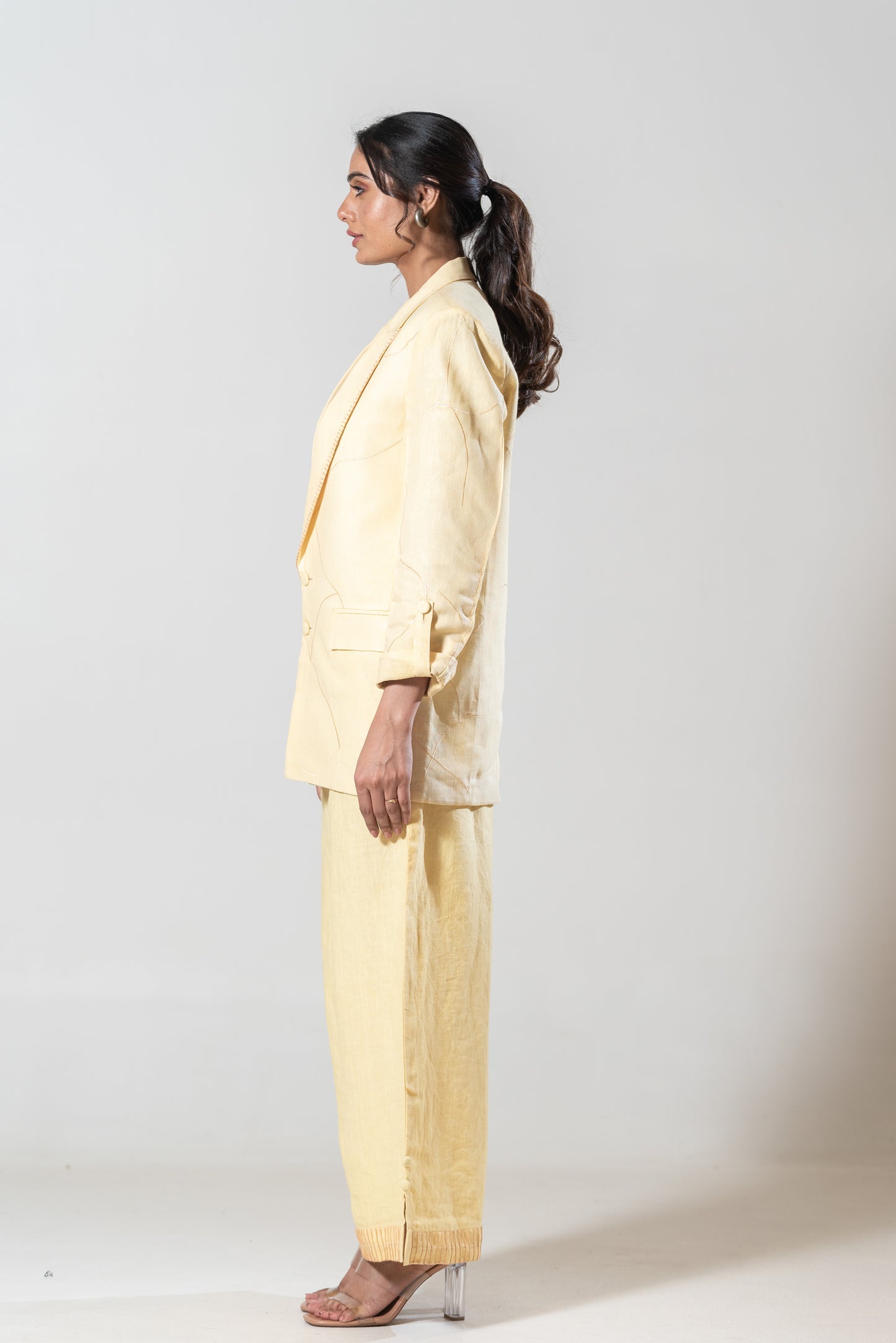 Machine and Hand Embroidered Blazer