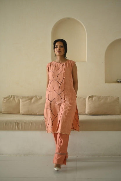 Rust Orange Linen Co-Ord Set