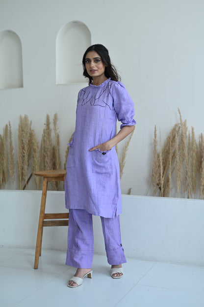 Lilac Linen Co-Ord Set