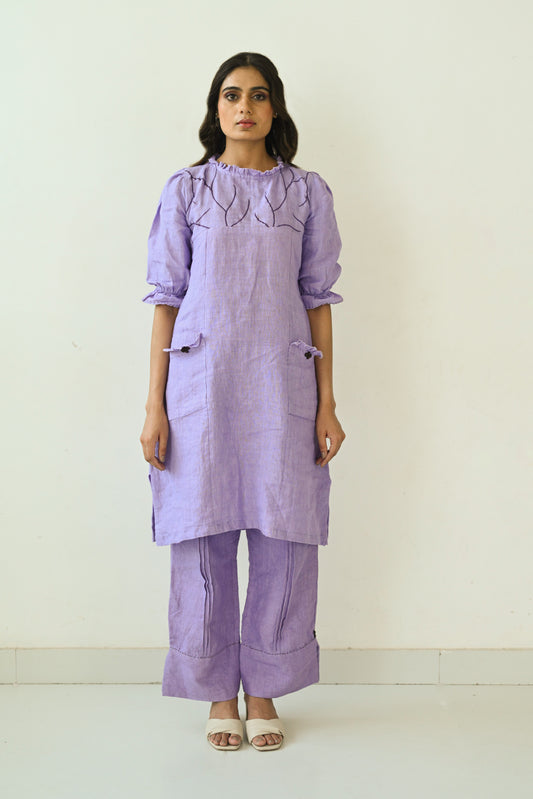 Lilac Linen Co-Ord Set