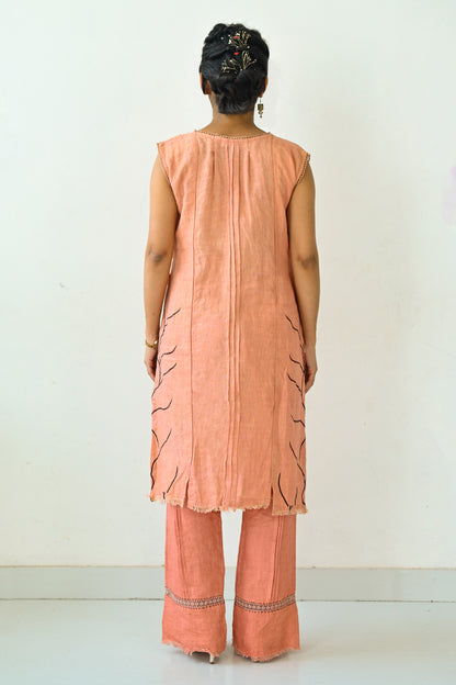 Rust Orange Linen Co-Ord Set
