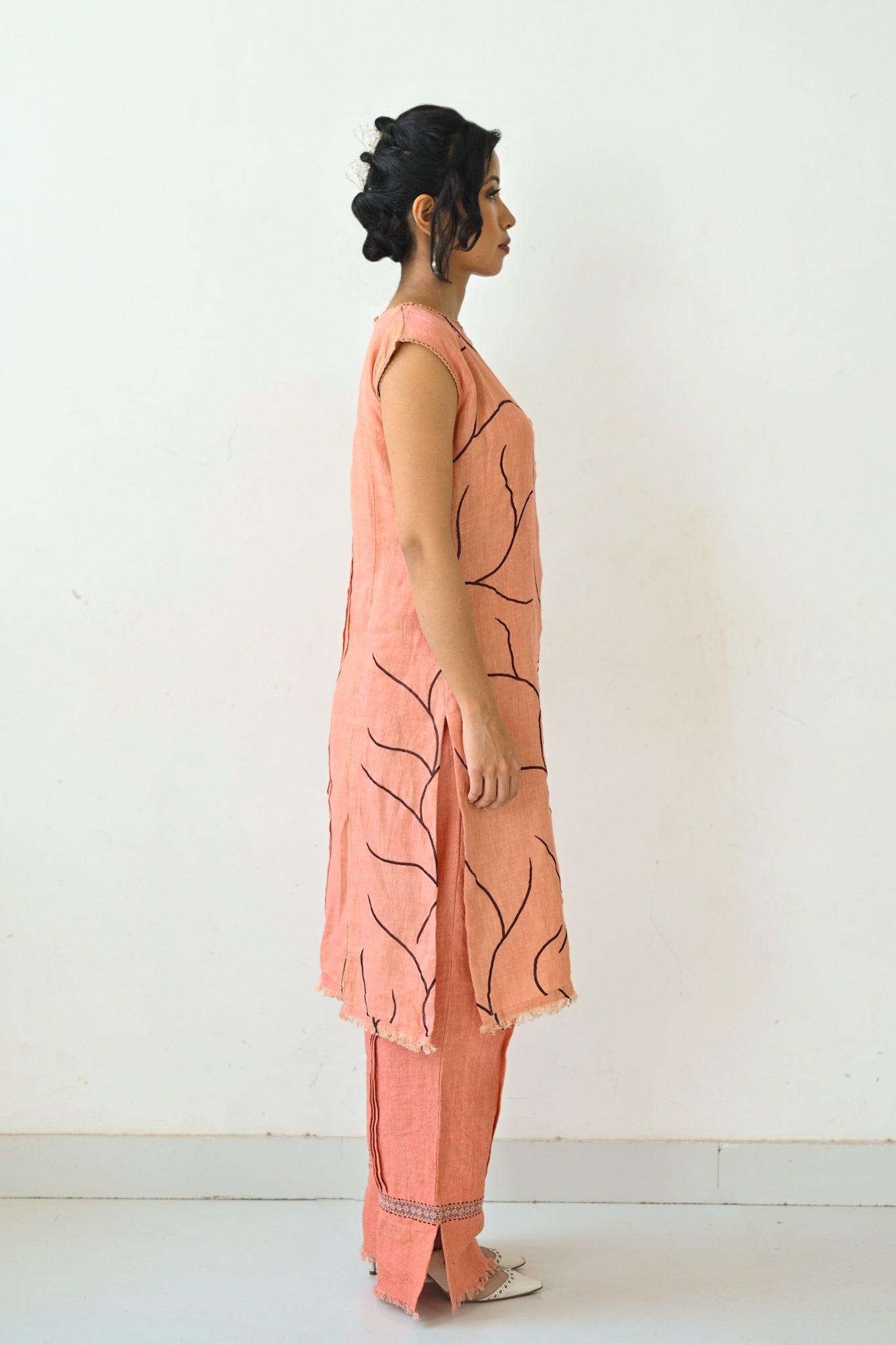 Rust Orange Linen Co-Ord Set