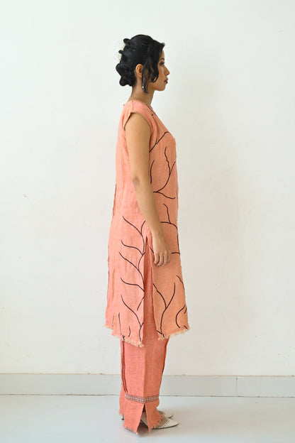 Rust Orange Linen Co-Ord Set