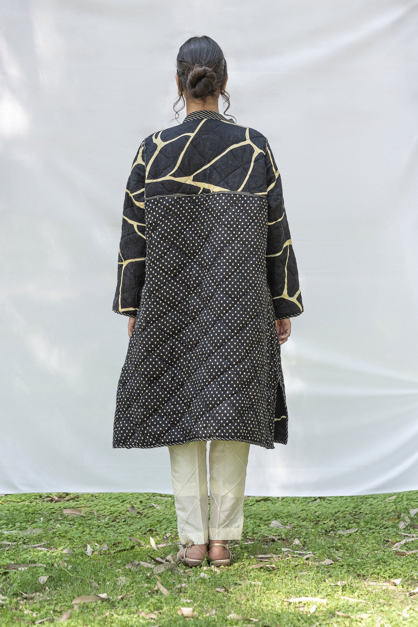 quilted pants set women