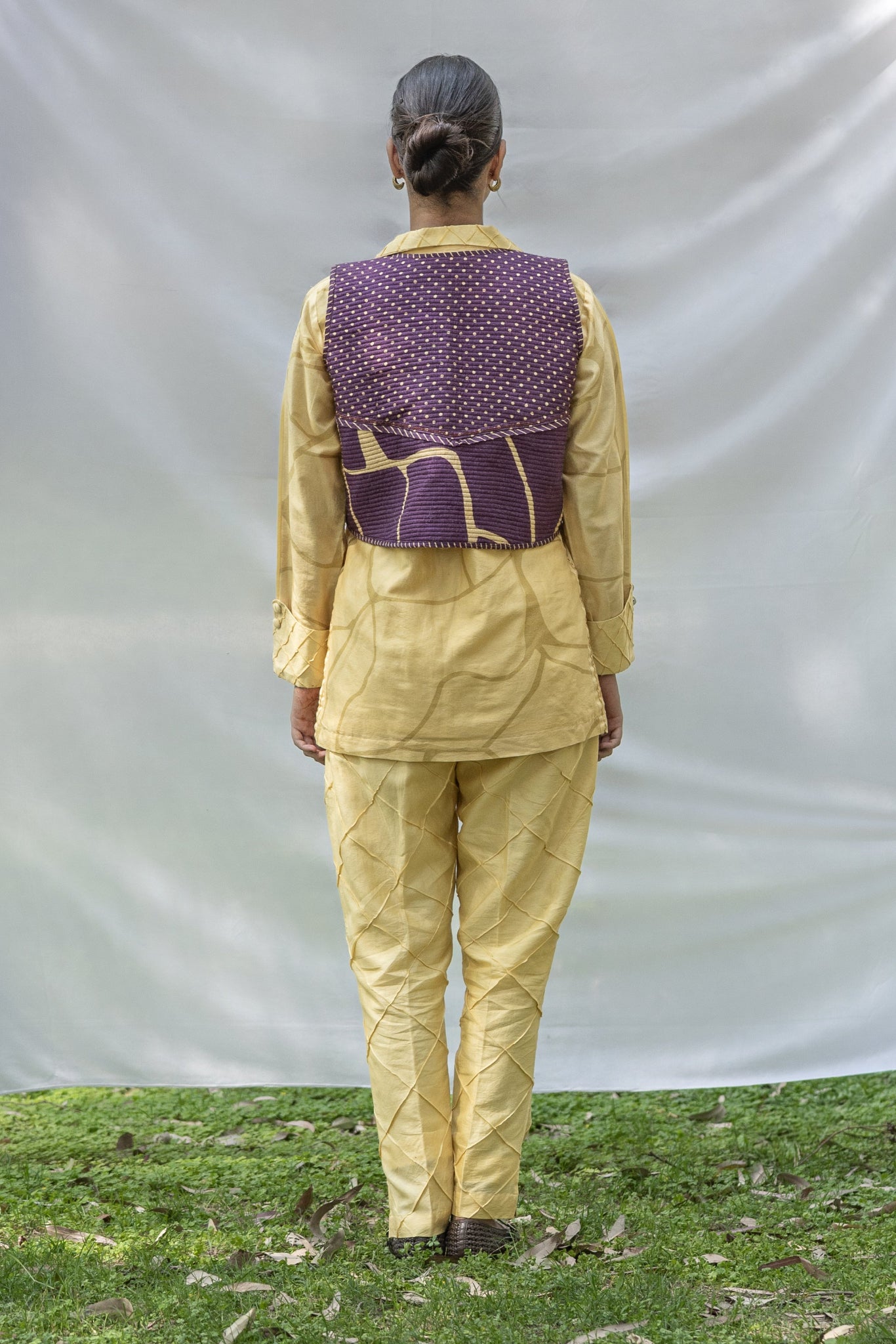 kintsugi print jacket