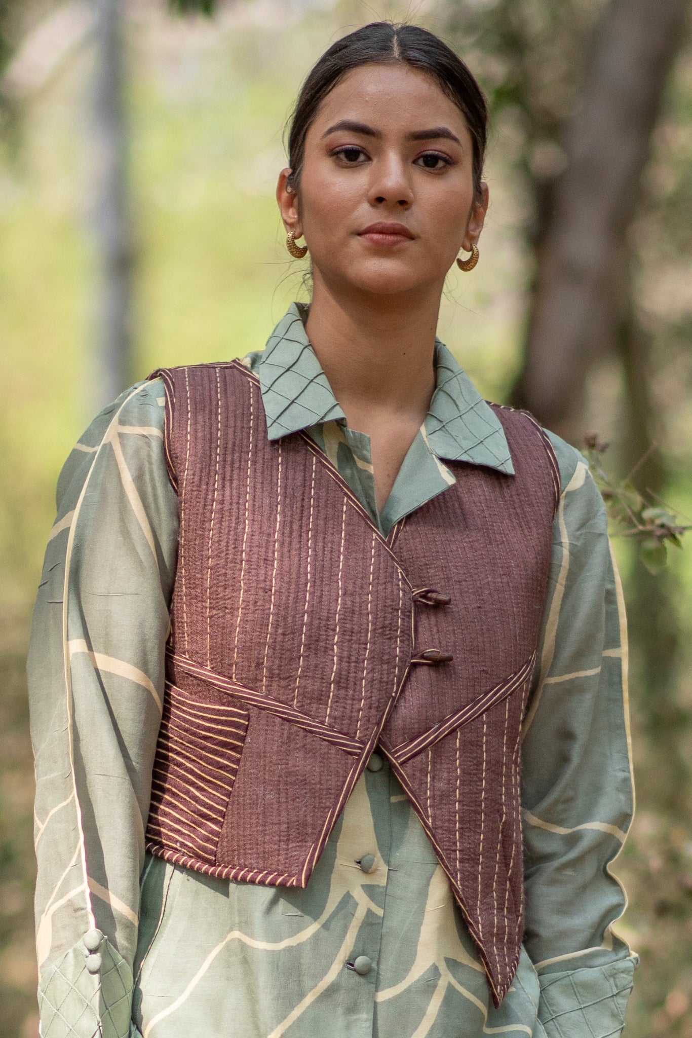 Designer reversible winter jacket by Riiti