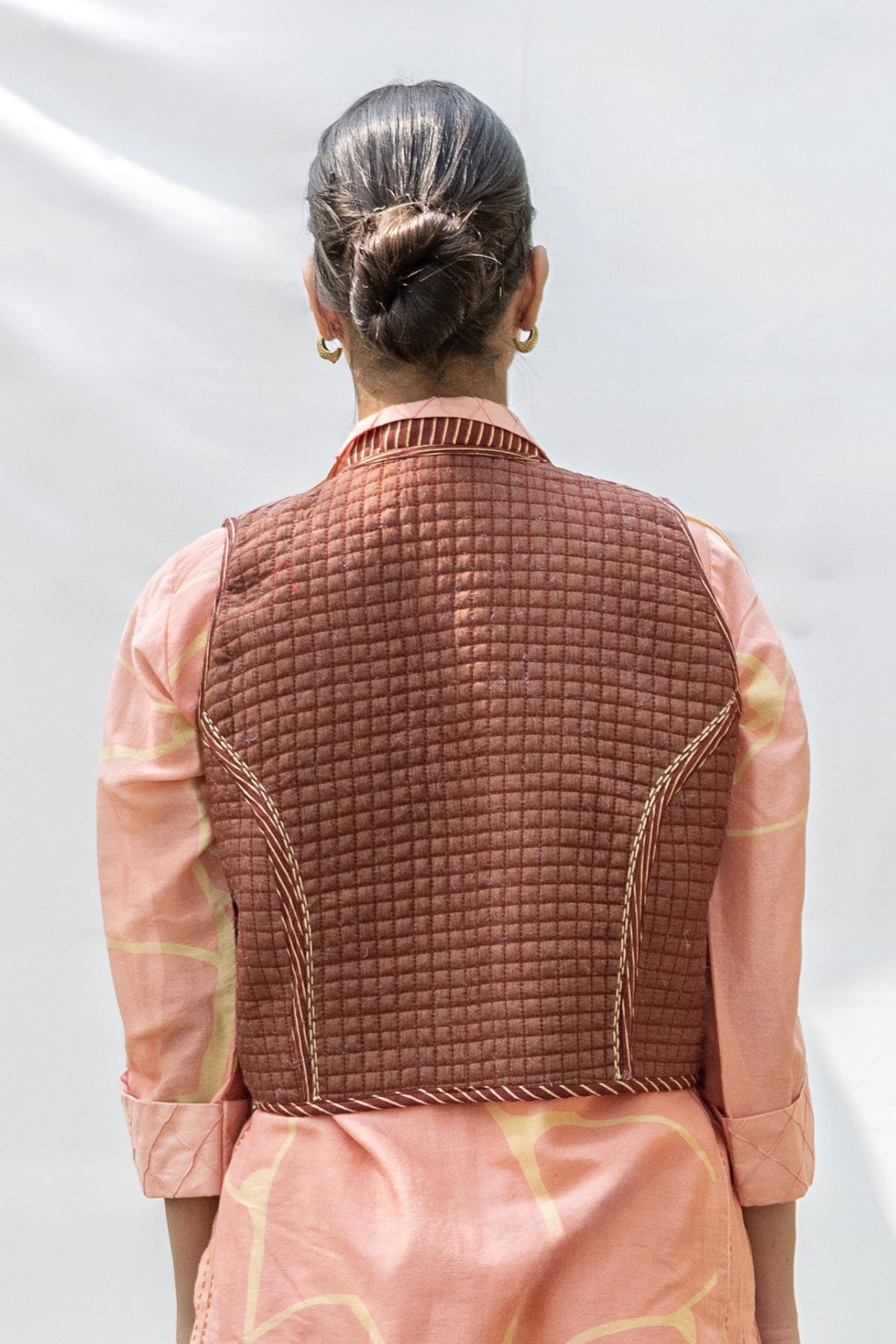 Luxury reversible winter layering jacket for women