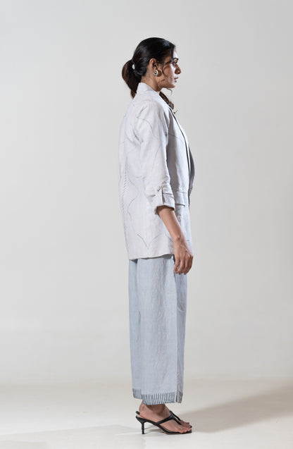 Machine and Hand Embroidered Blazer