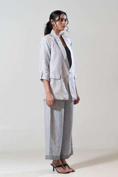 Machine and Hand Embroidered Blazer