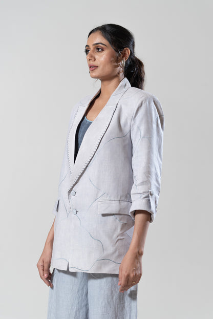 Machine and Hand Embroidered Blazer