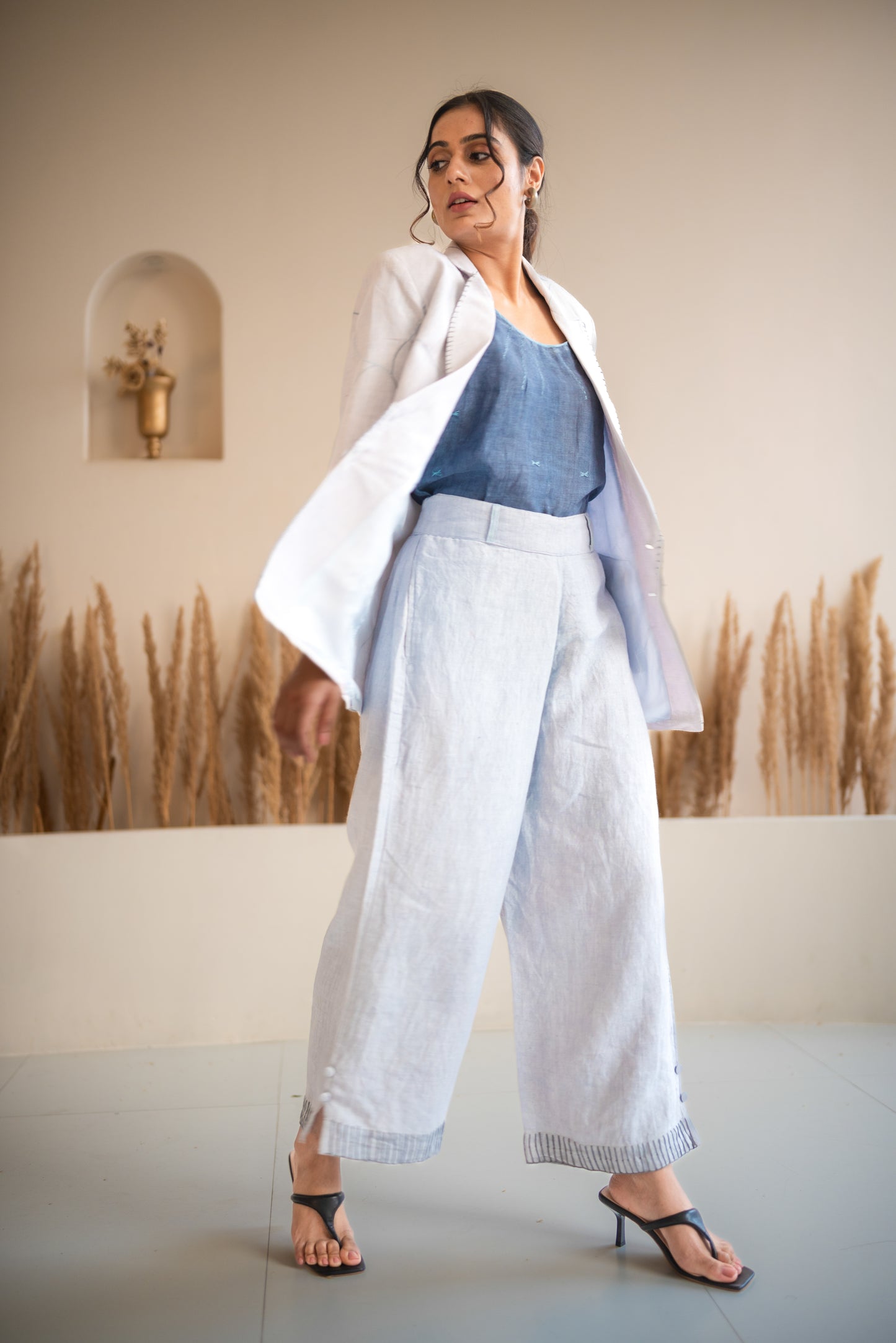 Machine and Hand Embroidered Blazer