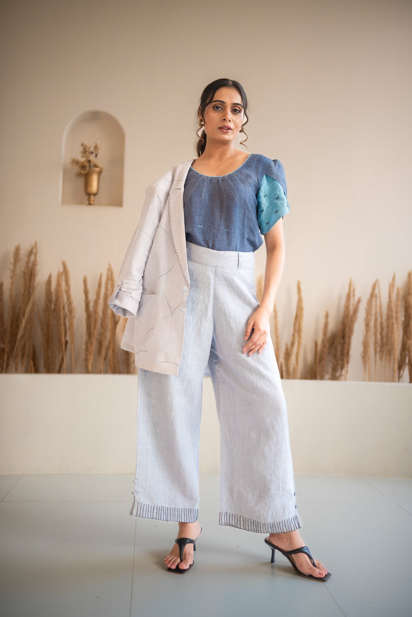 Top With Tulip Style Sleeves