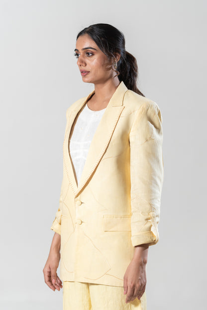 Machine and Hand Embroidered Blazer