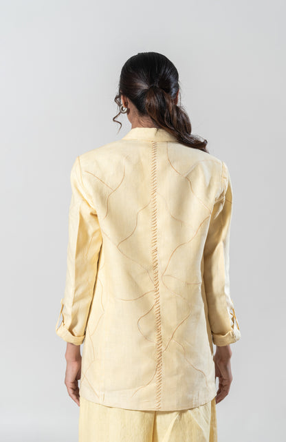 Machine and Hand Embroidered Blazer