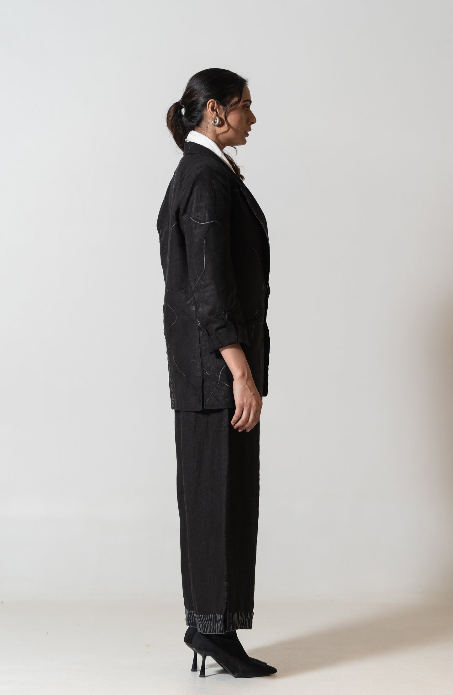 Machine and Hand Embroidered Blazer